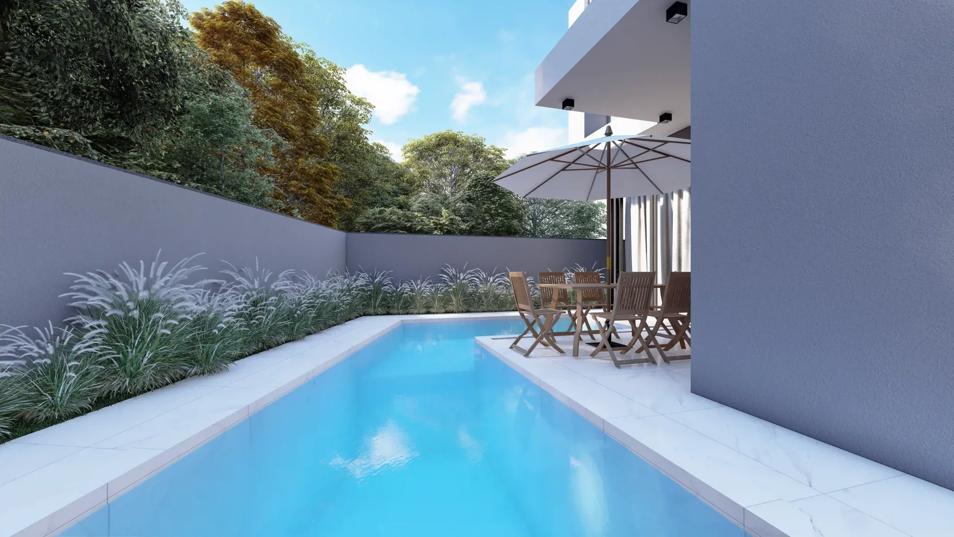 Imagem ilustrativa do projeto: piscina com prainha no Arujazinho IV, em Arujá — Ref. 0085