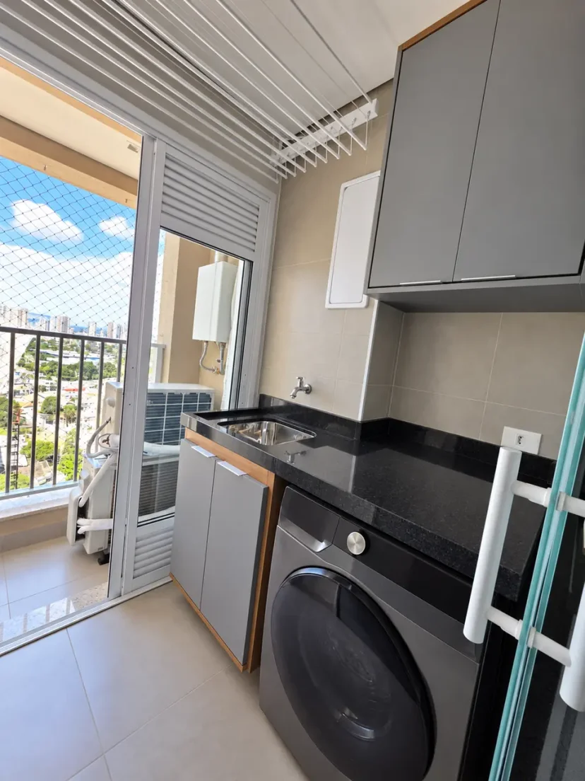 Área de serviço do apartamento no Helbor Passeo